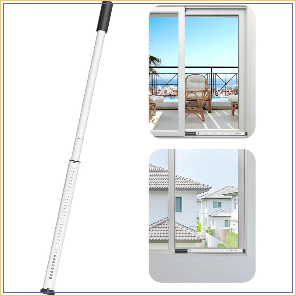 Window Lock Bar - Sliding Door Security Bar, Heavy Duty