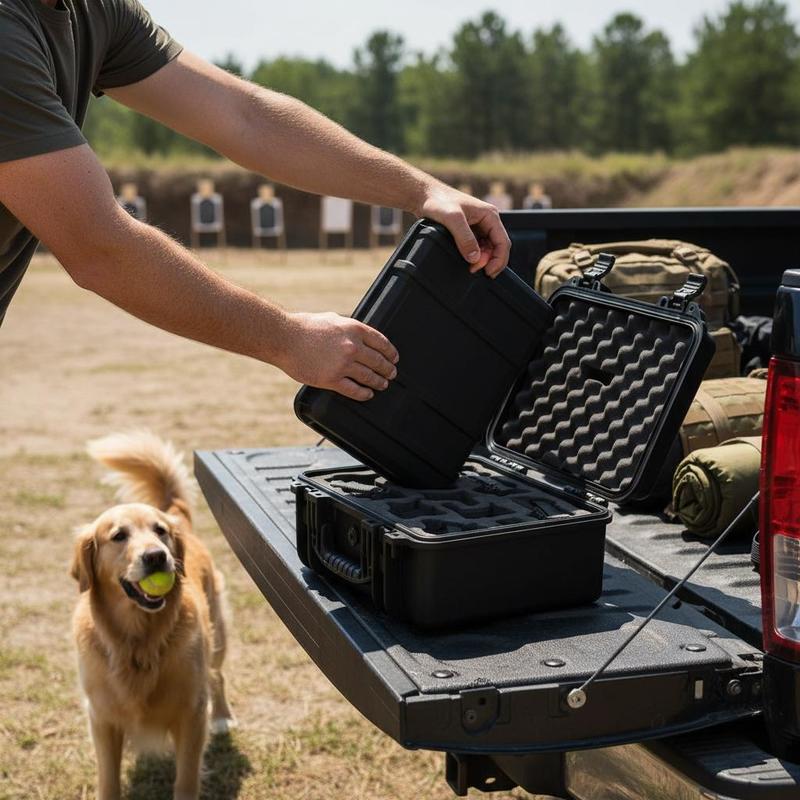 Lockbox Key Secure - Gun Storage Box 15 x 12