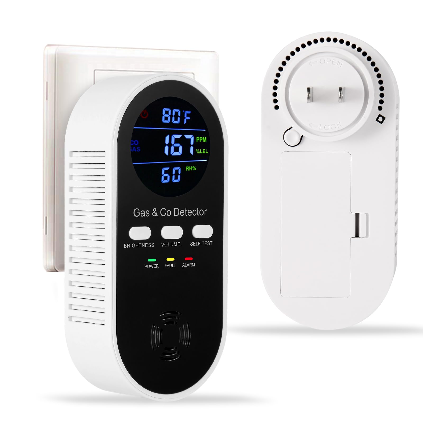 5-in-1 Carbon Monoxide Alarm N - Co Detector Plug 리뷰 및 가격