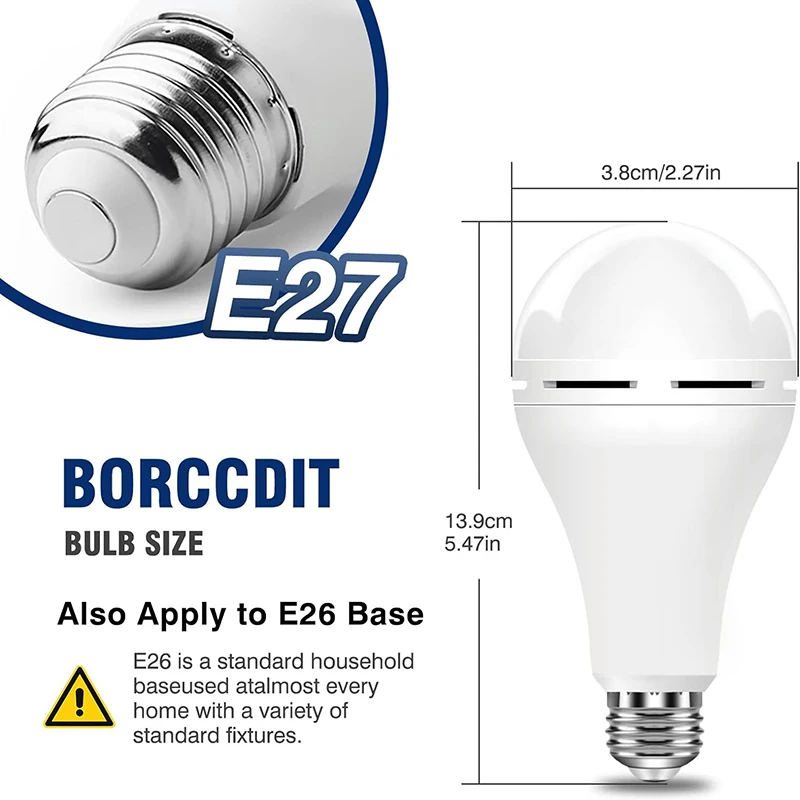 1/3 Pcs Rechargeable Bulb LED  - Power Outage Light 리뷰 및 가격