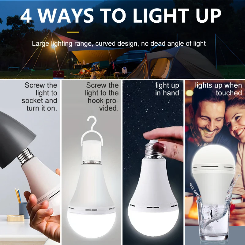 1/3 Pcs Rechargeable Bulb LED  - Power Outage Light 리뷰 및 가격