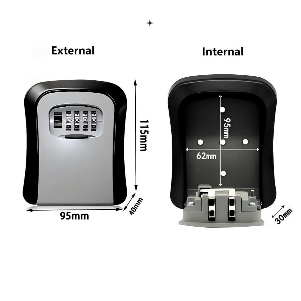Wall Mount Key Lock Box 4 Digi - Lockbox Key Secure 리뷰 및 가격