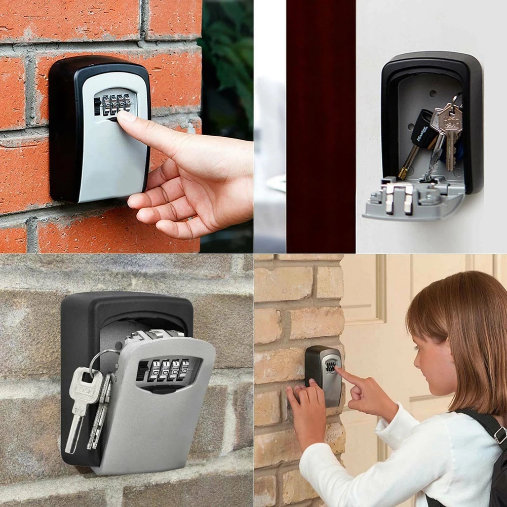 Wall Mount Key Lock Box 4 Digi - Lockbox Key Secure 리뷰 및 가격