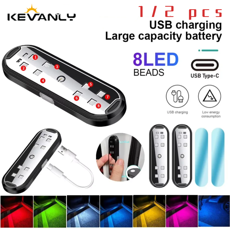 Car Door Lights LED Colorful F - Emergency Exit Sign 리뷰 및 가격