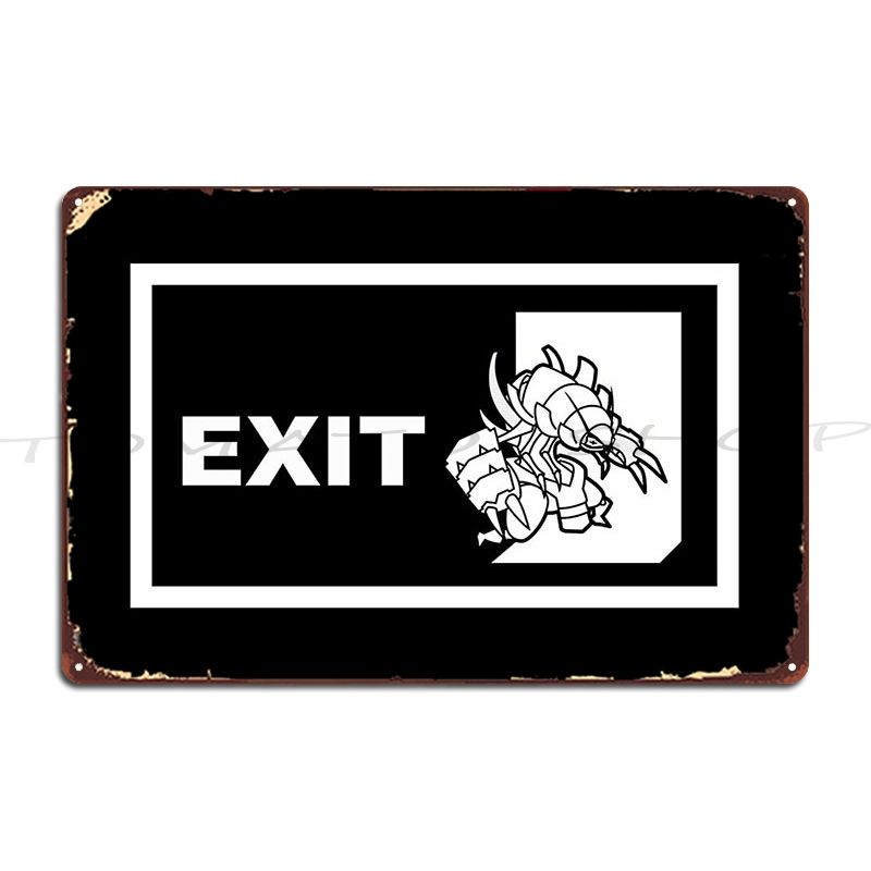 Emergency Exit Metal Sign Club - Emergency Exit Sign 리뷰 및 가격