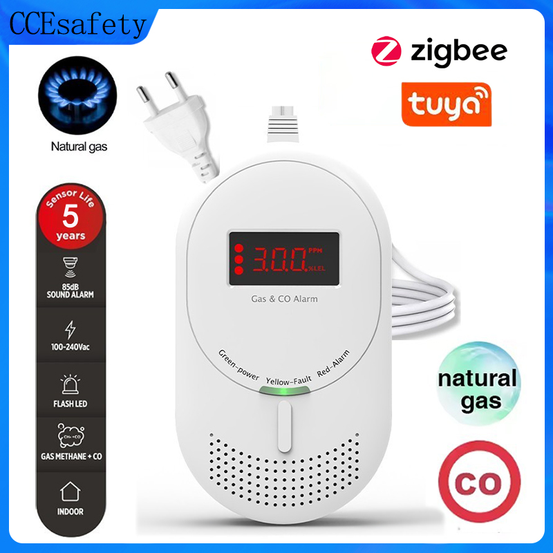 CCEsafety Zigbee Tuya Gas CO D - Co Detector Plug 리뷰 및 가격