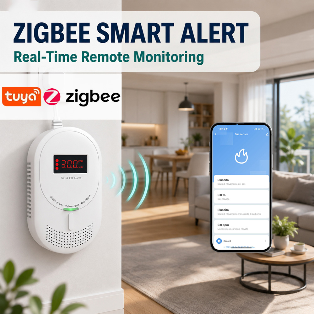 CCEsafety Zigbee Tuya Gas CO D - Co Detector Plug 리뷰 및 가격