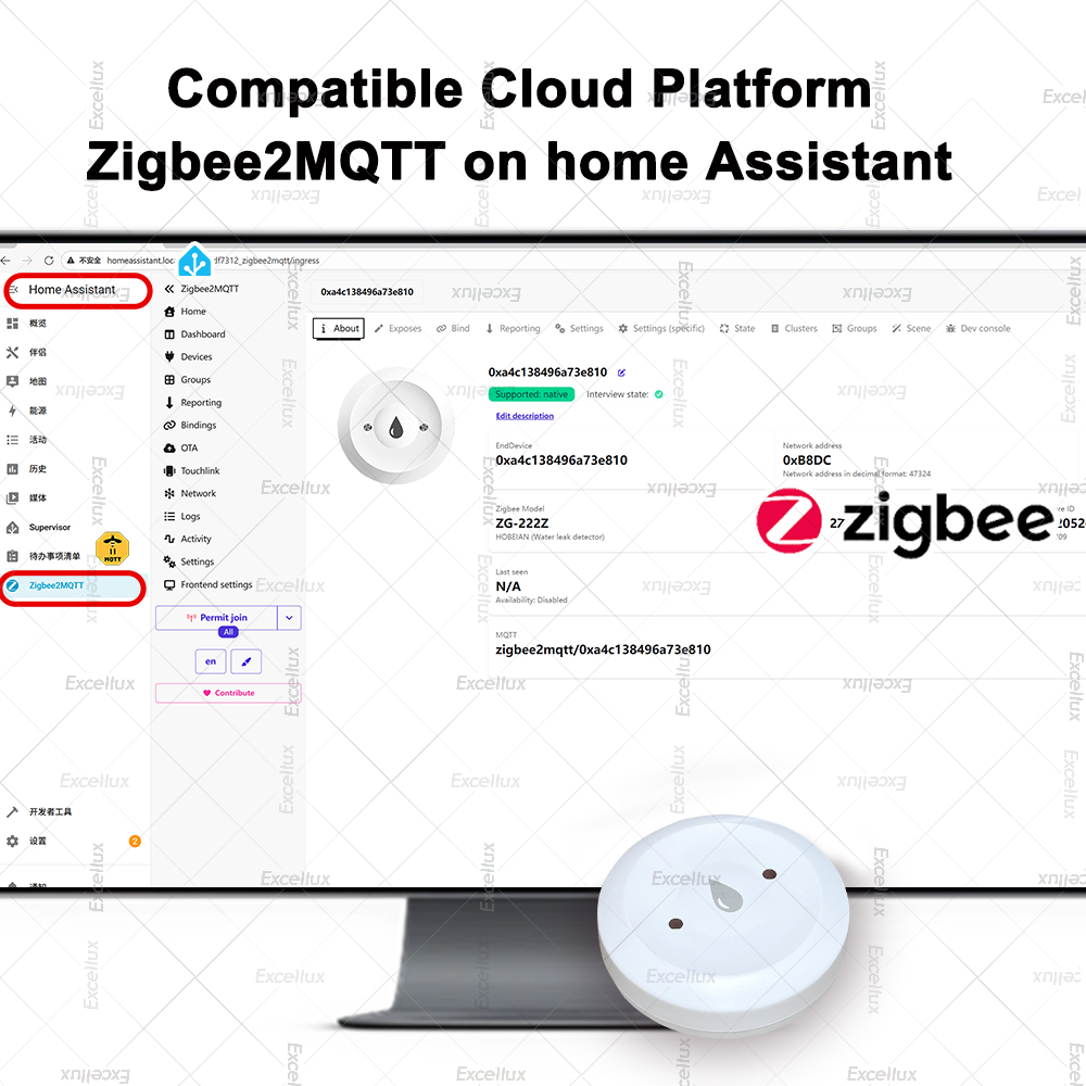 Zigbee Water Detector Leakage  - Water Alarm Sensor 리뷰 및 가격