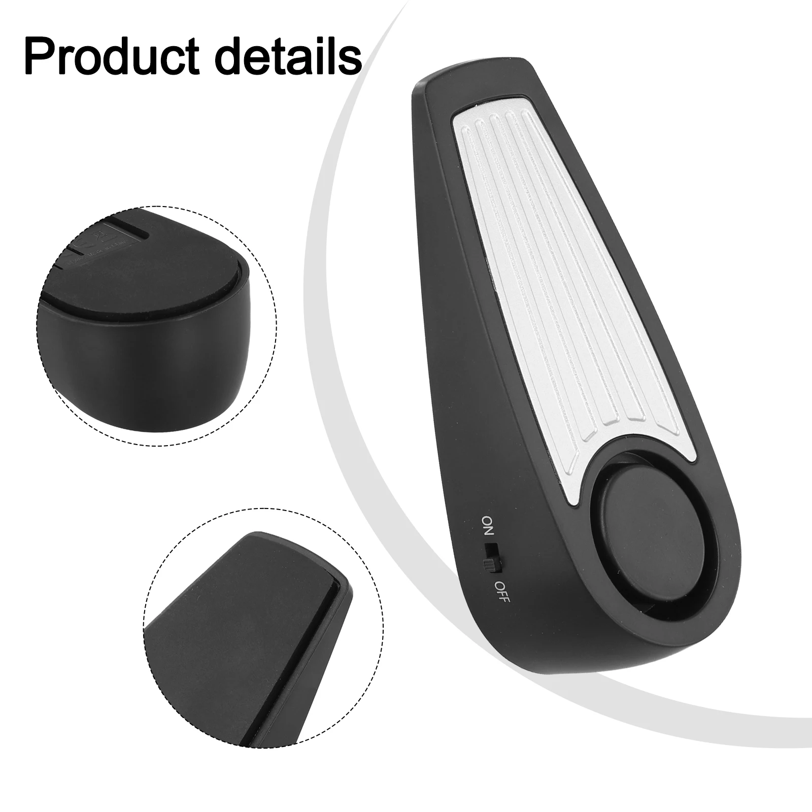 Alarm White Portable Doorstop  - Door Stop Alarm 리뷰 및 가격