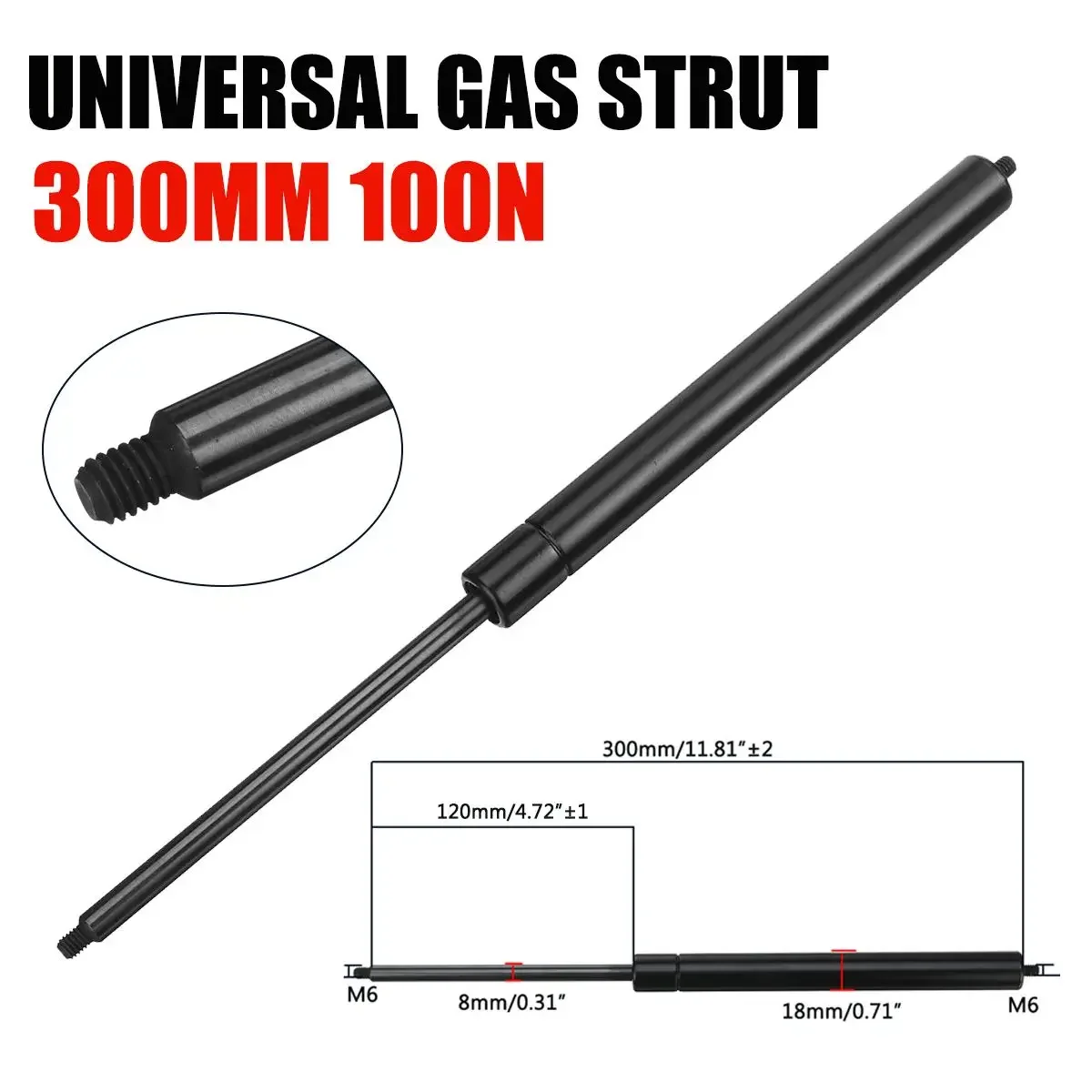 2pcs 200-500mm 100N 8mm Car Ga - Window Lock Bar 리뷰 및 가격