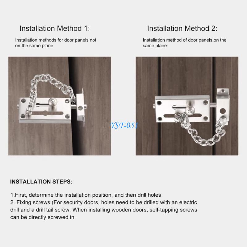 E15A Corrosions Resistant Stee - Security Chain Door 리뷰 및 가격