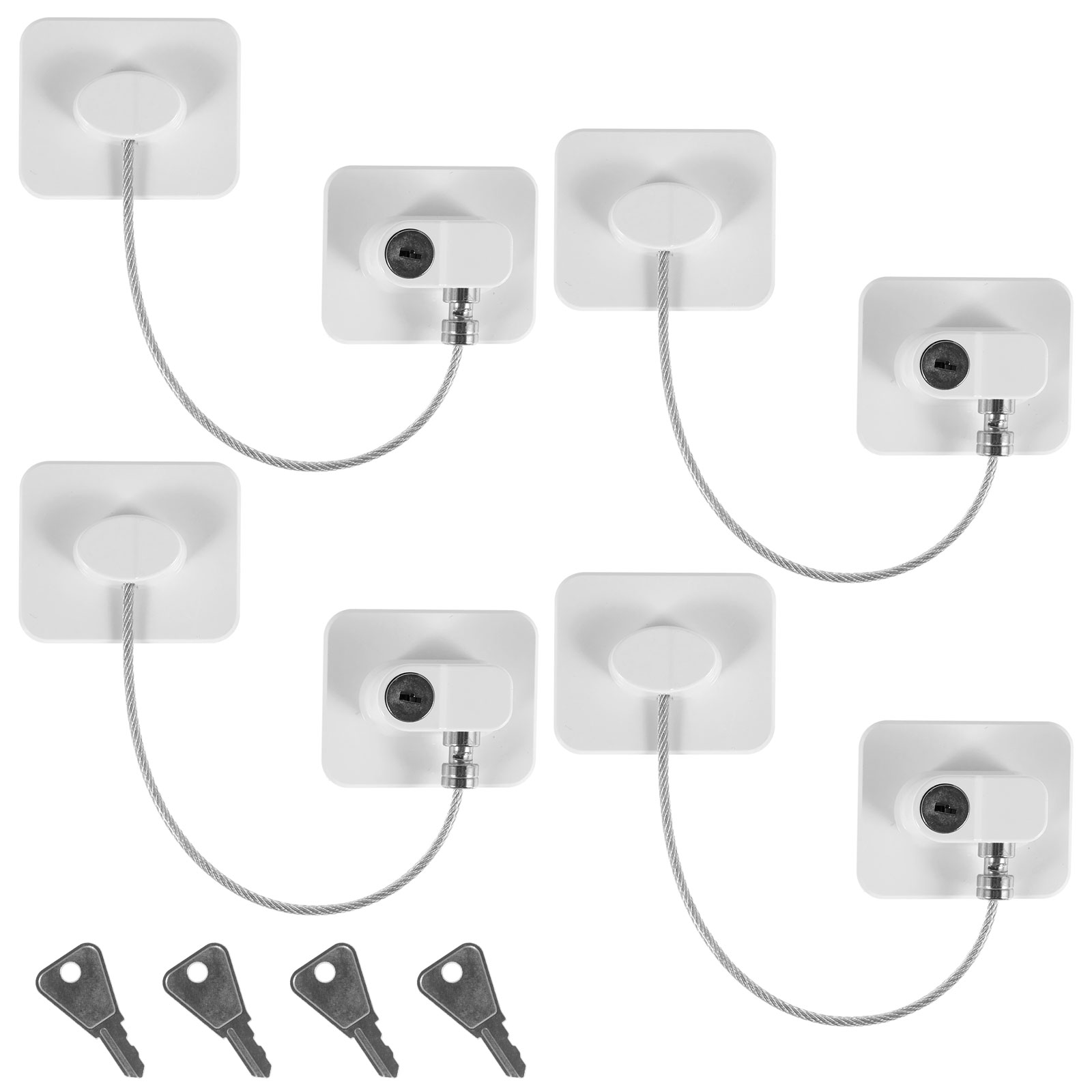 4Pcs Window Restrictor Sturdy  - Window Lock Bar 리뷰 및 가격