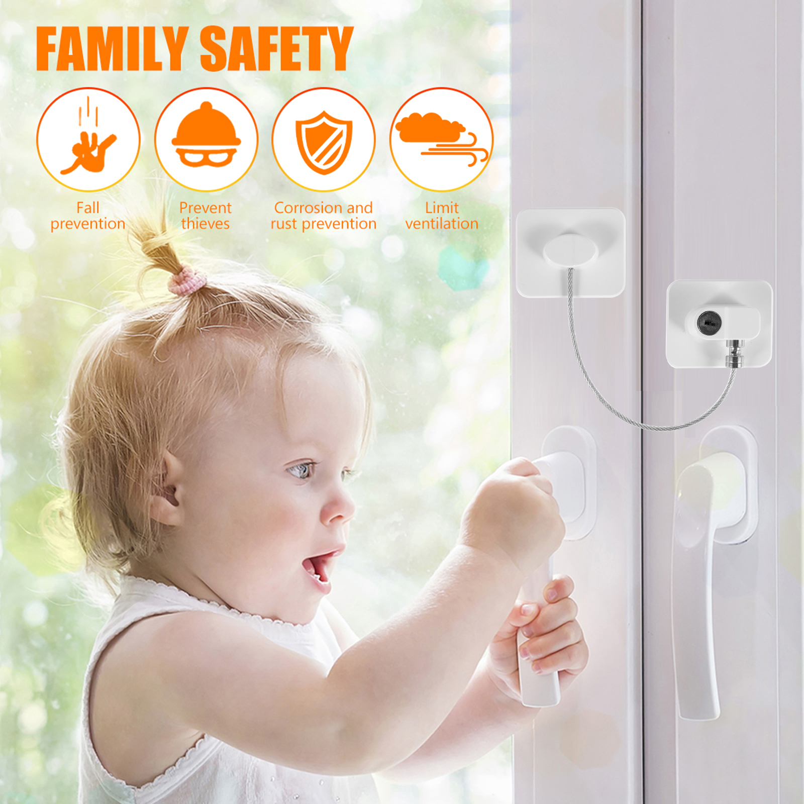 4Pcs Window Restrictor Sturdy  - Window Lock Bar 리뷰 및 가격