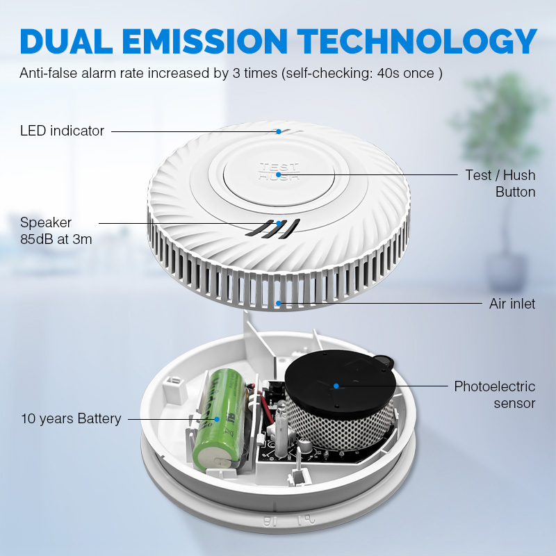 10 Years Battery Powered Hotel - Smoke Detector Interconnected 리뷰 및 가격