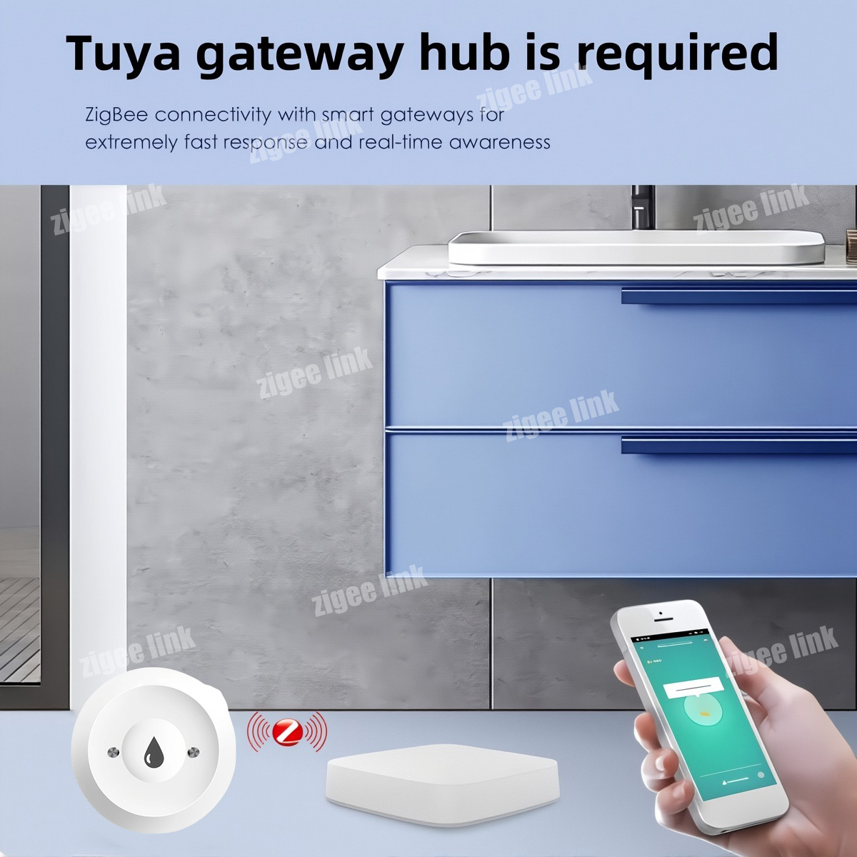 ZigBee 3.0 Water Sensor Smart  - Water Alarm Sensor 리뷰 및 가격