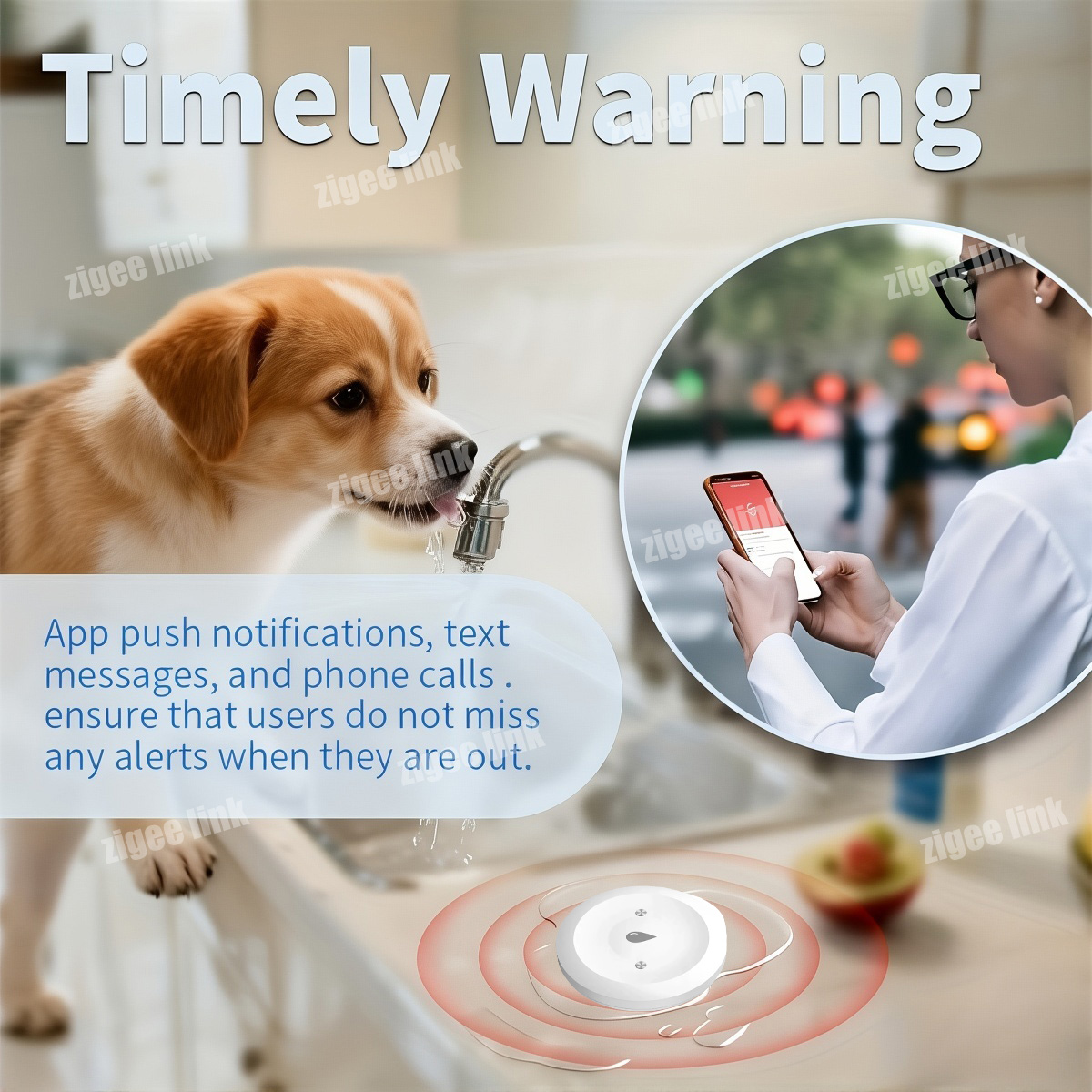 ZigBee 3.0 Water Sensor Smart  - Water Alarm Sensor 리뷰 및 가격