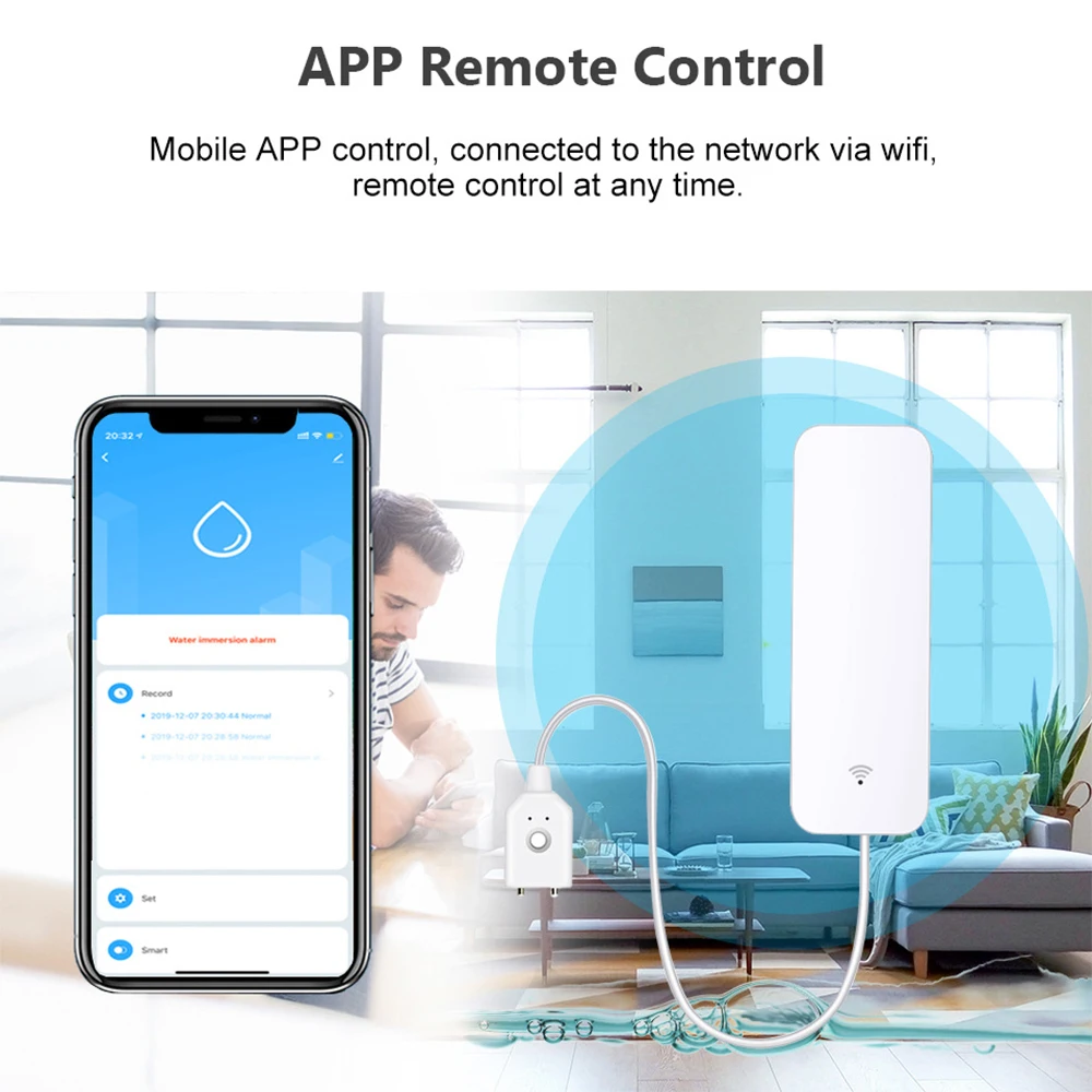 Tuya WiFi Zigbee Water Sensor  - Water Alarm Sensor 리뷰 및 가격