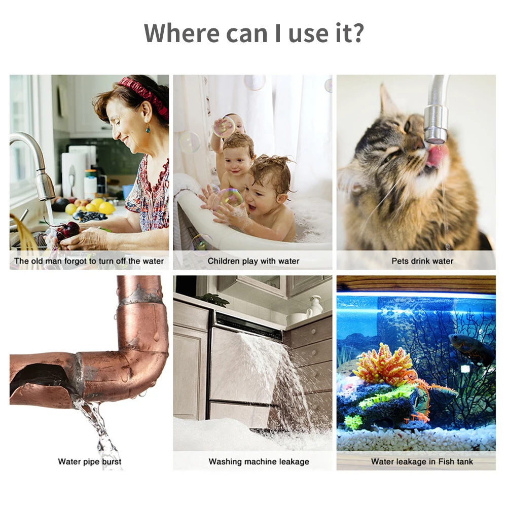Tuya WiFi Zigbee Water Sensor  - Water Alarm Sensor 리뷰 및 가격