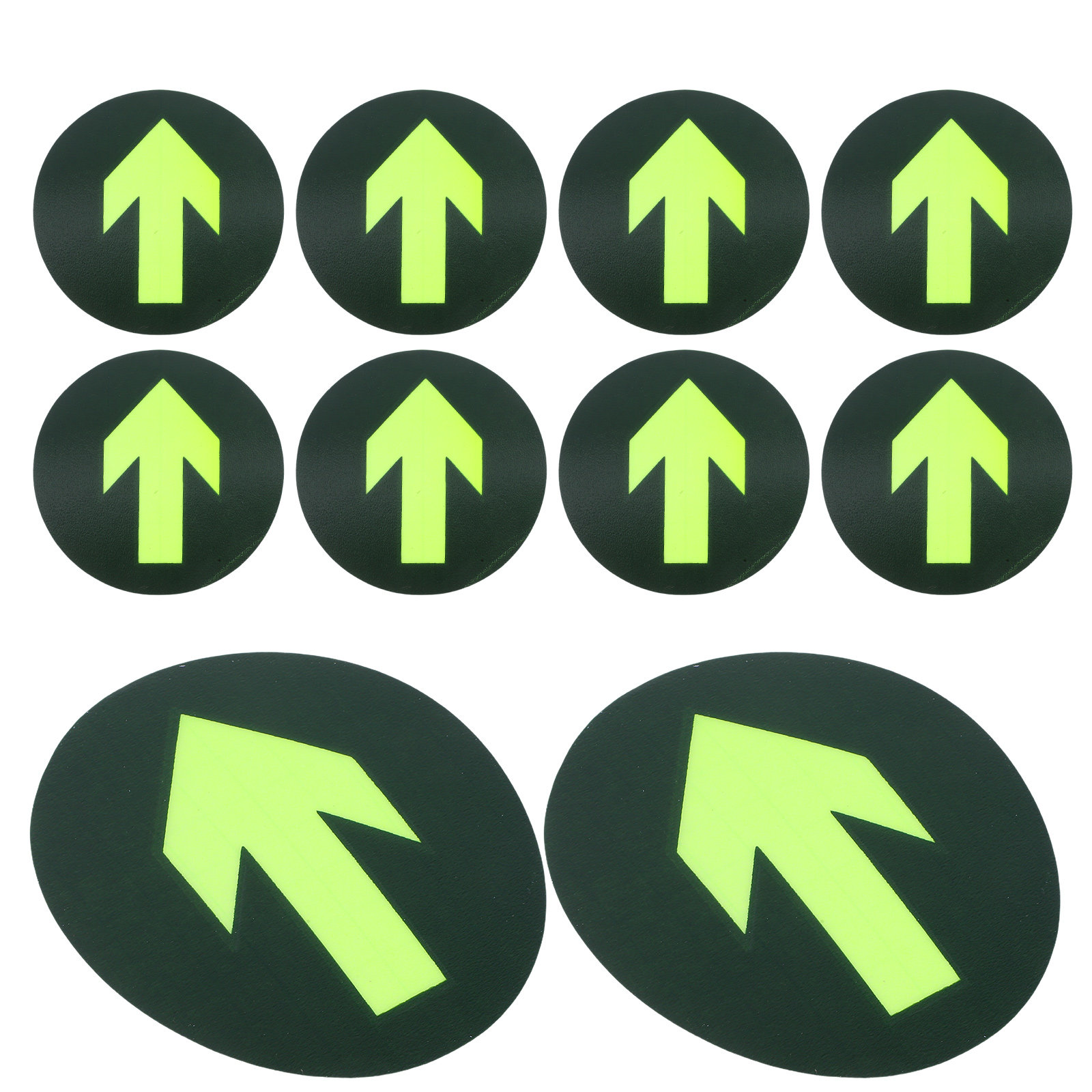 10Pcs Safety Floor Sticker Glo - Emergency Exit Sign 리뷰 및 가격