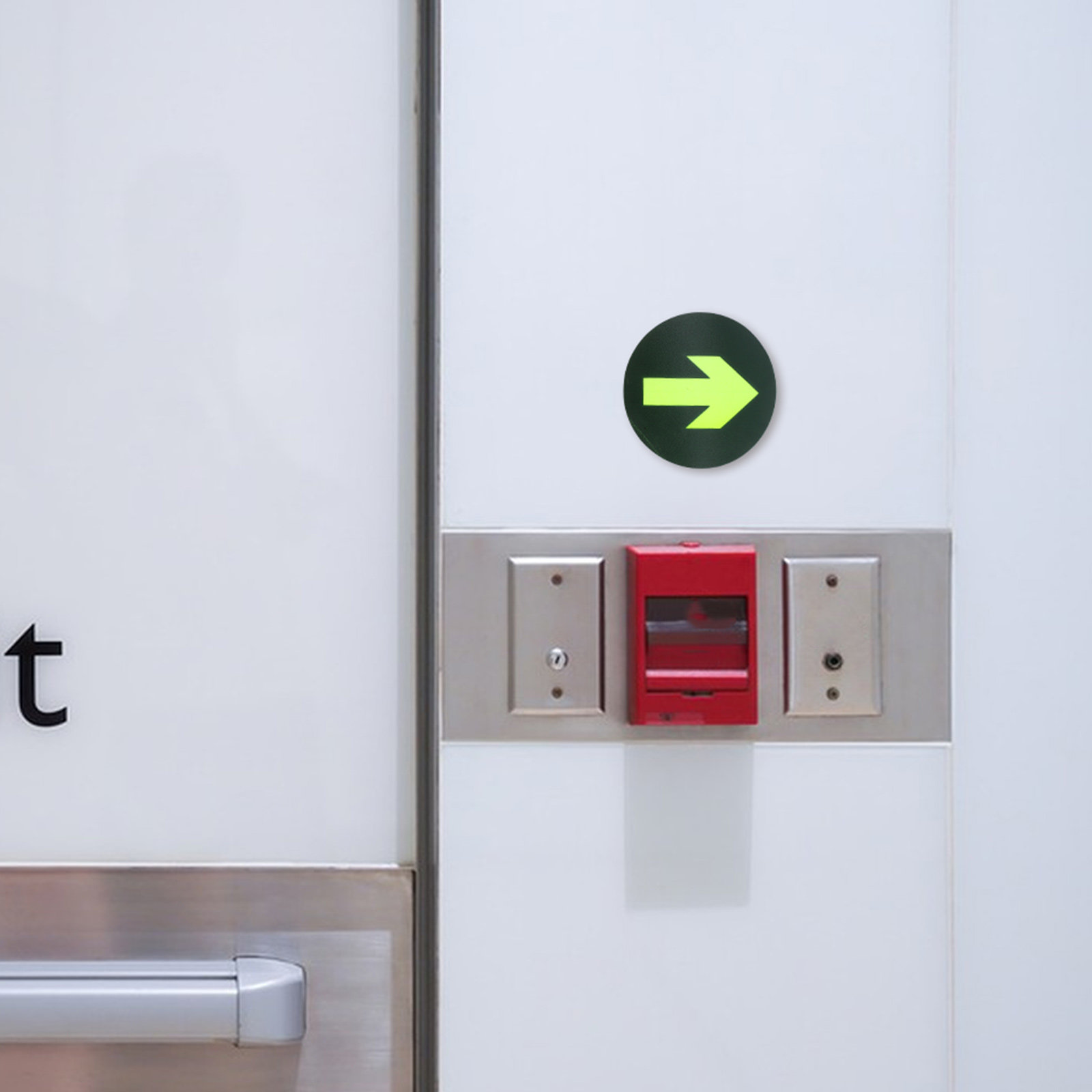10Pcs Safety Floor Sticker Glo - Emergency Exit Sign 리뷰 및 가격