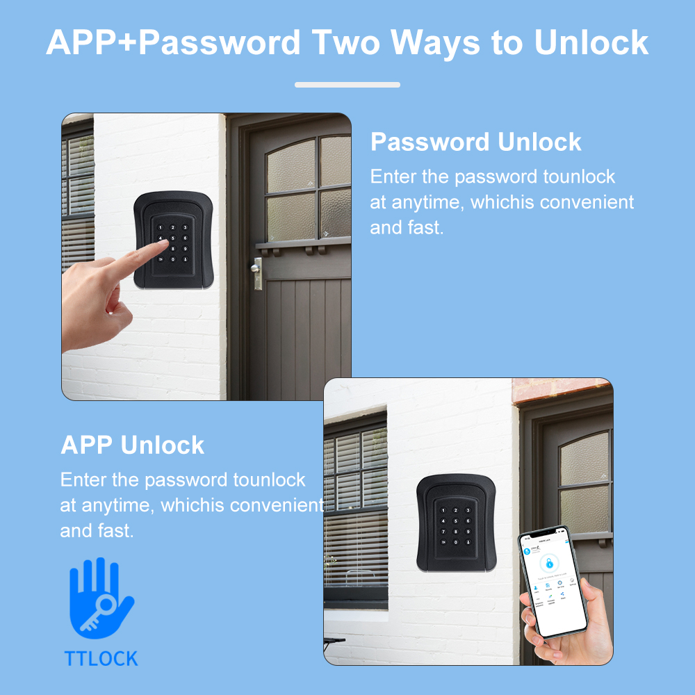 TTLock Wireless Key Box Waterp - Lockbox Key Secure 리뷰 및 가격