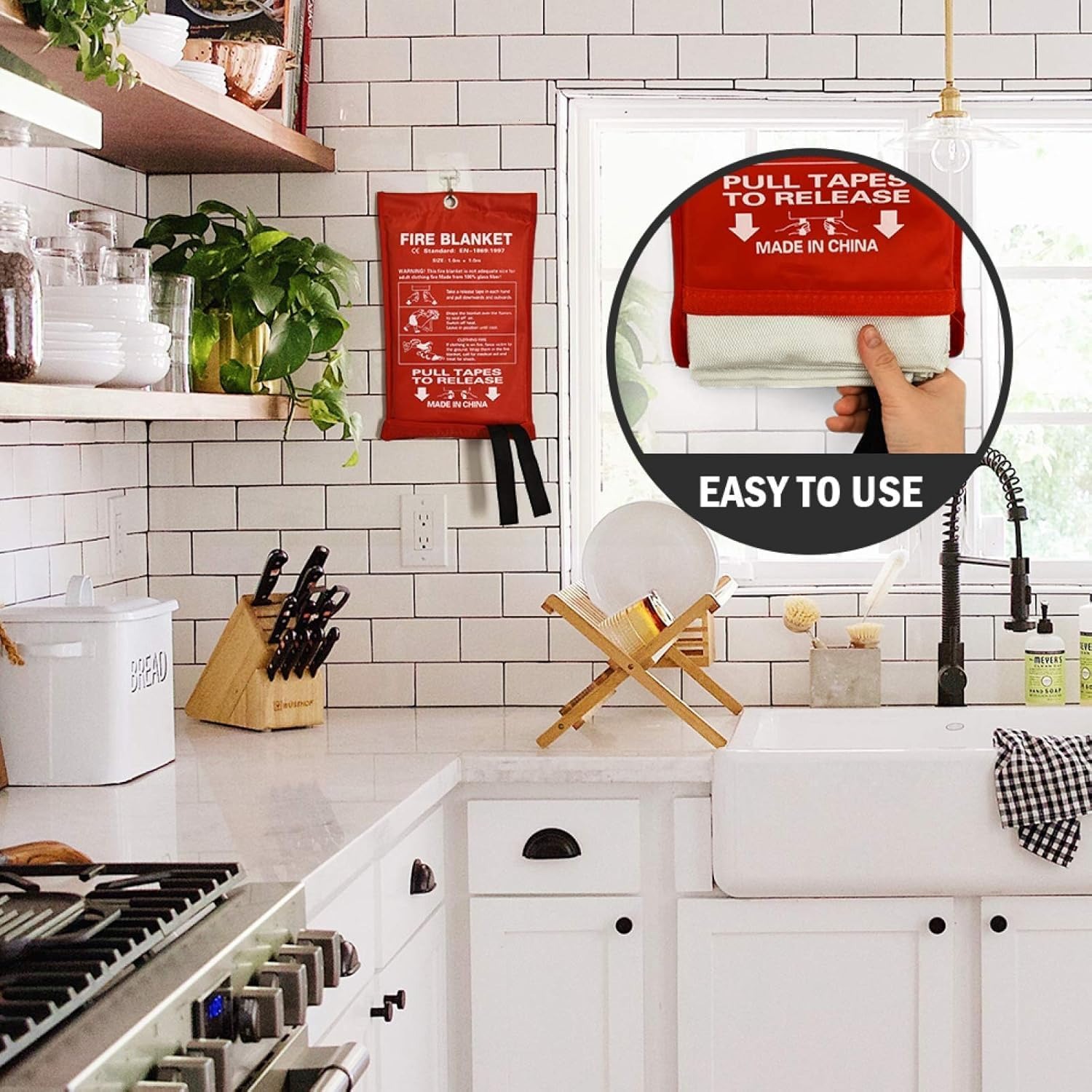 Emergency Fire Blanket for Hom - Fire Blanket Kitchen 리뷰 및 가격