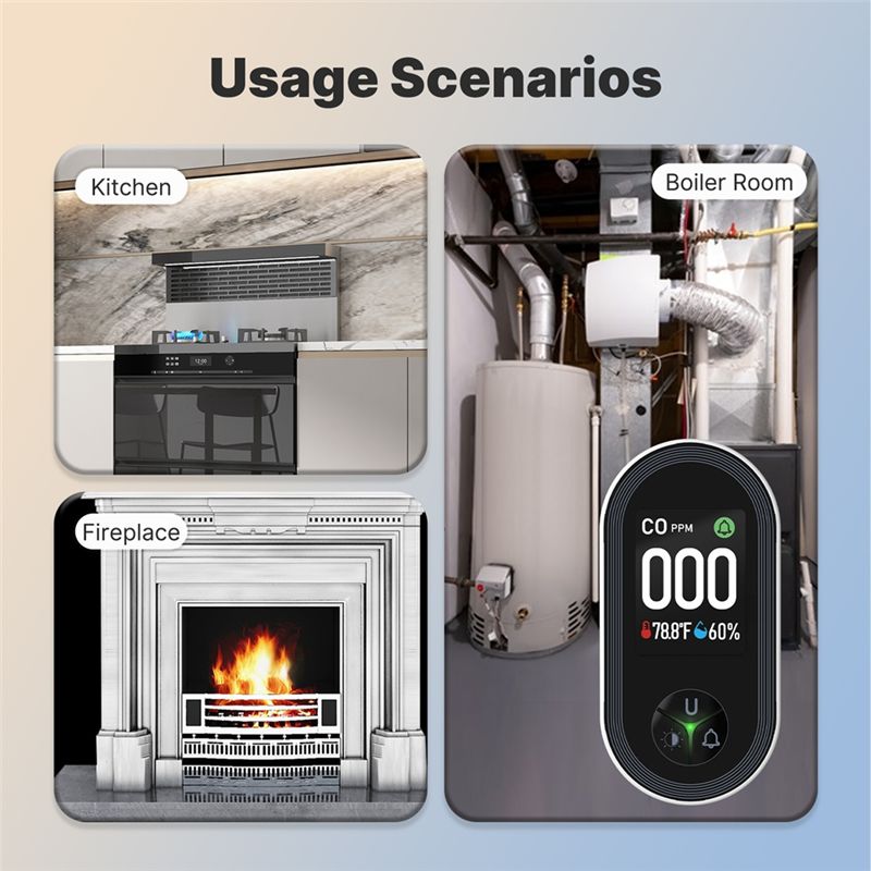 A93PHOT! Temperature Humidity  - Co Detector Plug 리뷰 및 가격