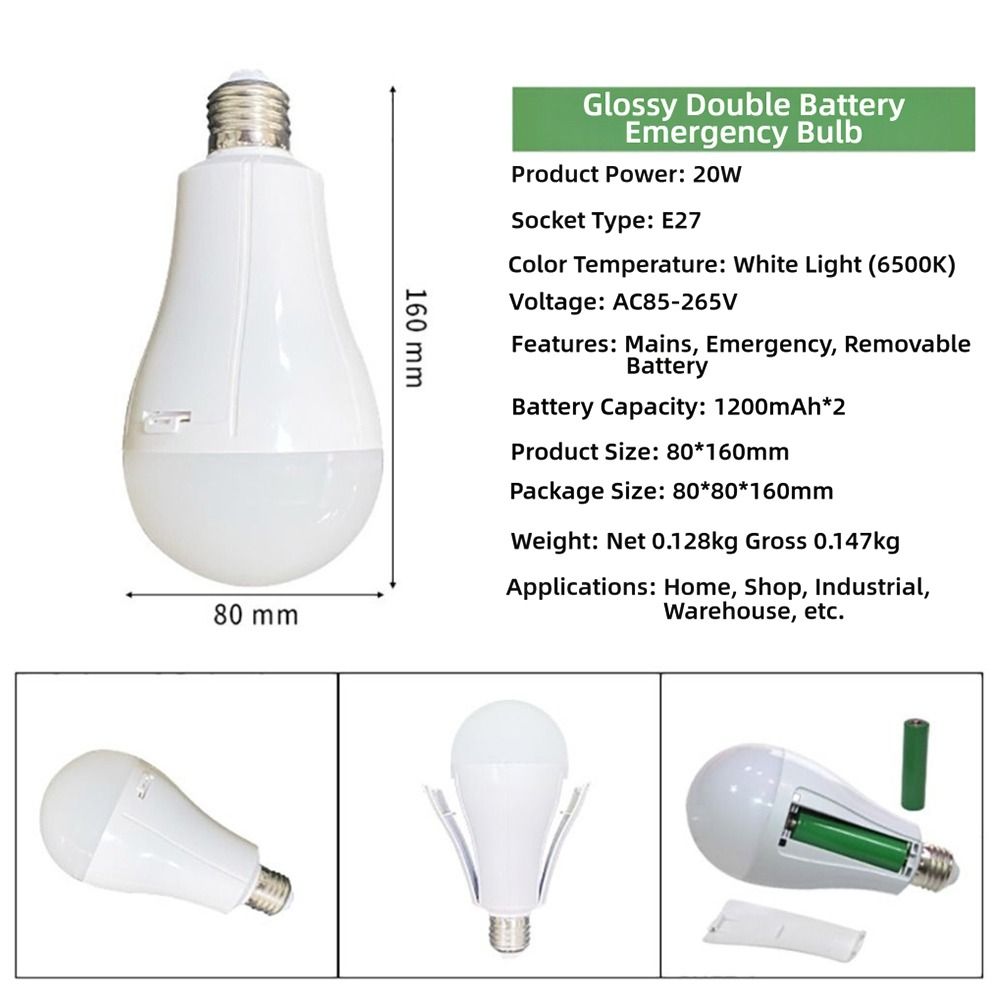 New Flicker-Free LED Bulb Ligh - Power Outage Light 리뷰 및 가격
