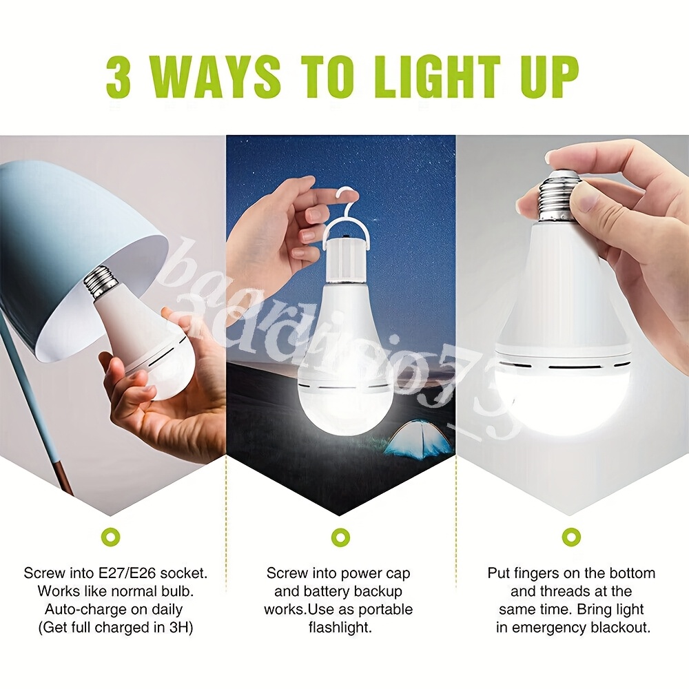 Emergency Light Bulb for Power - Power Outage Light 리뷰 및 가격