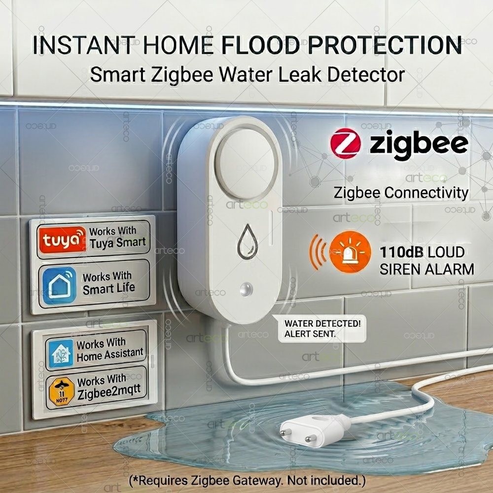 Zigbee Water Leak Detector Sma - Water Alarm Sensor 리뷰 및 가격