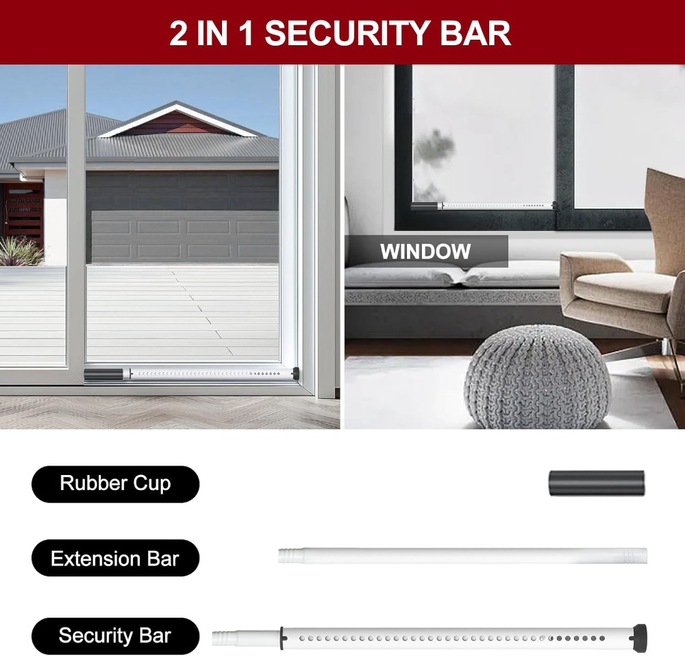 Sliding Door Security Bar, Hea - Window Lock Bar 리뷰 및 가격