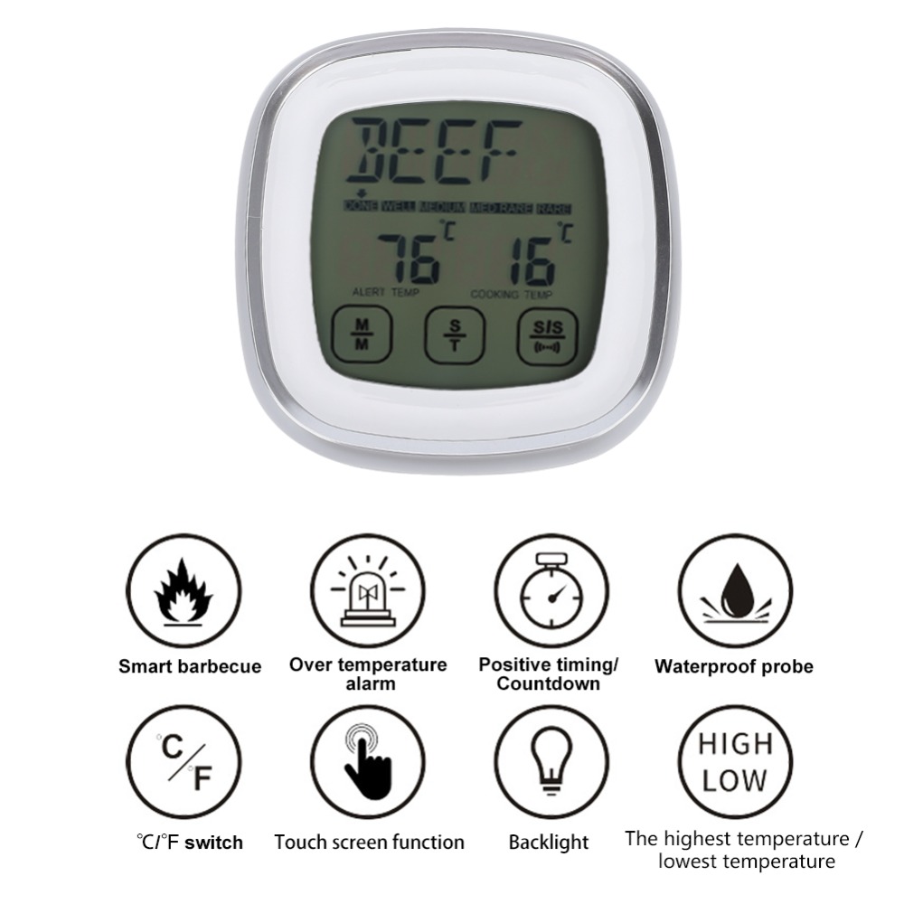 Touch Screen Digital Meat Ther - Pool Alarm Float 리뷰 및 가격