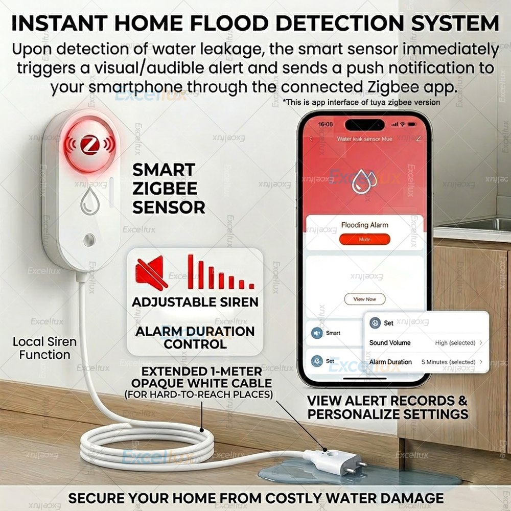 Smart Water Leak Sensor ZigBee - Water Alarm Sensor 리뷰 및 가격