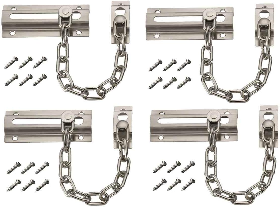 4PCS Door Chain Guard Security - Security Chain Door 리뷰 및 가격