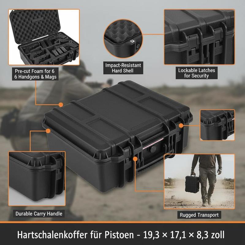 Gun Storage Box 15 x 12 x 10 I - Lockbox Key Secure 리뷰 및 가격